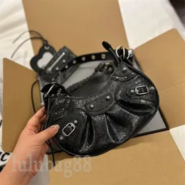 Sacoche Crossbody Bag for Women Designer torebki 7a le cagole tote miłosne serce czarne srebrne ładne worki na ramię imprezowe krokodyl wytłaczany xb014 e23