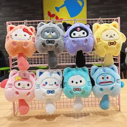 15 cm Plush Keychain Cartoon Anime Pendant Small Doll Pendant Key Chain Bag 8 Styles LT0059