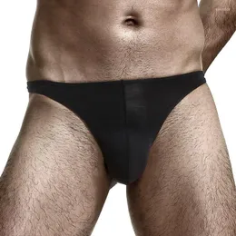 Underbyxor herrar underkläder sexig gay bikini thong t-back trosor komfort u påse sissy trosor calsoncillos para hombre mäns
