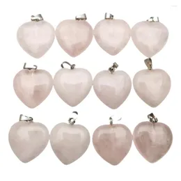 Collane con ciondolo 12 pezzi Ciondoli a forma di cuore Collana di braccialetti di moda Gioielli con perno per orecchie Artigianato fai-da-te fatto in casa Artigianato per ragazze