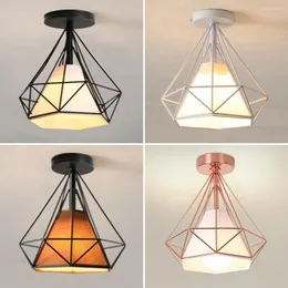 Światła sufitowe LED LIDZA Nowoczesne korytarz balkonowy Lampa Vintage Industrial Retro Loft żyrandol cień Plafonniers Home Kitchen Decor