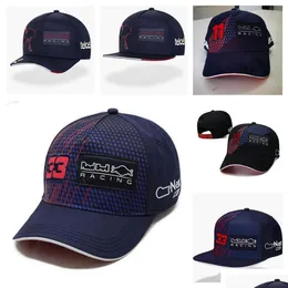 Abbigliamento da motociclista Cappellino da corsa F1 Brand New Fl Logo ricamato Baseball Drop Delivery Automobili Moto Accessori moto Dht6L
