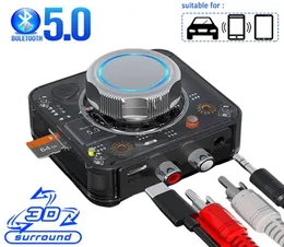 Bluetooth 50 Audio Receiver 3D Stereo Music Adapter TF Card RCA 35mm 35 Aux Jack for Car Kit SPEAKER HEADPHINE3636583