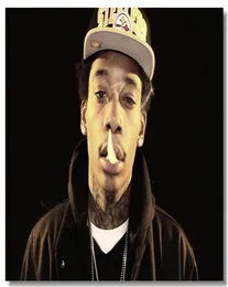 Wiz Khalifa 랩퍼 팝 스타 룸 클럽 아트 실크 포스터 20x30 24x36 24x435364814