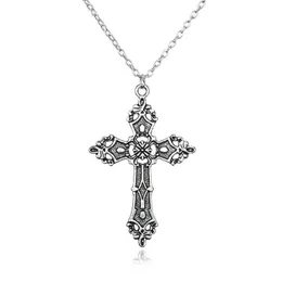 Pendant Necklaces Vintage Crosses Pendant Necklace Goth Jewelry Accessories Gothic Grunge Chain Y2k Fashion Women Cheap Things Free Shipping Men Z0417