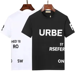 Herr t-shirt t-shirt smal passform kort hylsa bomull andas ut tee toppdesigner lyxbrev tryckt skjortor 2023 vår sommaren high street casual mens modekläder