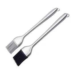 Bbq Tools Accessories 304 Stainless Steel Oil Brush High Temperature Resistant Sile Brushes Head Household Baking Barbecue Dhgarden Dhuml