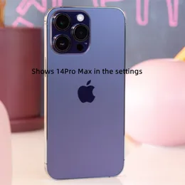 Original Unlocked Apple iphone Xsmax in 14 proMax style phone with 14promax appearance 4G RAM 64GB 256GB ROM