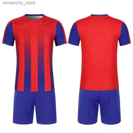 Conjuntos de camisa de futebol colecionáveis Sas Suporte on-line Compre roupas de time de futebol 1 conjunto de secagem rápida Breathab Jersey Soccer Wear Q231118