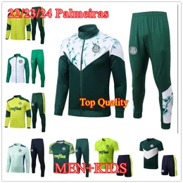 2023 Palmeiras Soccer Jerseys Tracksuits SUIT 23/24 New BRENO LOPES R.VEIGA DEYVERSON 축구 트레이닝 복 MEN KIDS 자켓 Survetement Sportswear 최고 품질