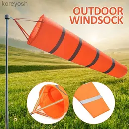 Acessórios de pipa 80cm ao ar livre vento pendurado kite brinquedos bandeira do aeroporto windsock cinto reflexivo para rc racing avião direção mediçãol231118