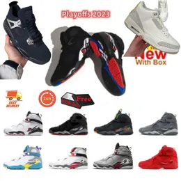 2024 New 8S Playoffs Winternized Basketball Shoes 3S Craft Ivory 13S Whit Whit Sneakers Trainer with Box