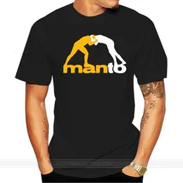 T-shirty męskie T-shirty Manto Brazylian Jiu Jitsu Martialer Arter Black T-Shirt Rozmiar S-5xl Top Tees T Shirts Top Tee 230418