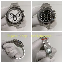 26 Style 904L Steel Automatic Chronograph Watch Mens 40mm 116500 White Panda Dial Black Ceramic Bezel Gold 116515 Everose 7750 Movement Crono Sport Watches