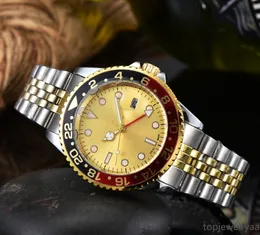 Relógios de luxo moda novo famoso relógio masculino designer quartzo 41mm agulha dial quartzo clássico aço inoxidável relógio à prova dwaterproof água
