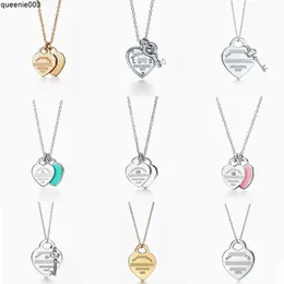 Pendant Necklaces Designer Love Heart-shaped for Gold Silver S925 Earrings Wedding Engagement Gifts Fashion Series Jewelry