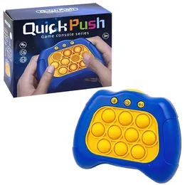 Lustige leuchtende Blasen-Puzzle-Spielmaschine Schnelles Push-Dekompressen-Spielzeug Elektronisches Gaming-Ping-Spiel