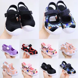 Kinderschuhe Sneaker Blockabsatz Sandalen Designer Wrap Toes Sandalen Kinderschuhe Sandalen Casual Frühling Jungen Mädchen süße Turnschuhe Kleinkinder Baby 85le #