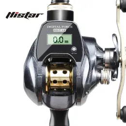 Molinetes de pesca com mosca 2 HISTAR Fundição longa 70 1 Alta proporção 10kg Potência de arrasto 81 BB Carretel de metal Isca digital à prova d'água 231117