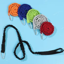 Kayak elastico regolabile Canoa Paddle Guinzaglio Canna da pesca Guinzaglio Corda di sicurezza Moschettone Barche a remi Strumenti Accessori Sport acquaticiAccessori per barche Corda per pagaia per kayak