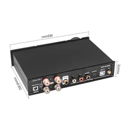 Freeshipping D05 50 Amplificatore audio Bluetooth 120 W * 2 HIFI Amplificatori di potenza digitale a 21 canali Subwoofer Amp USB DAC OLED APTX remoto Lshls