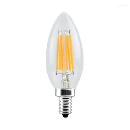 Lampadario a candela/lampadina a fiamma retrò a filamento Edison COB G2AB