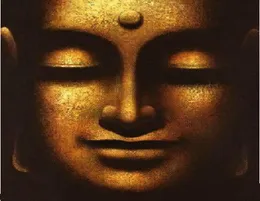 Buddha Face 손으로 칠한 현대 추상 벽 장식 종교 초상화 아트 유성 다중 맞춤형 크기 이용 가능 20133887657