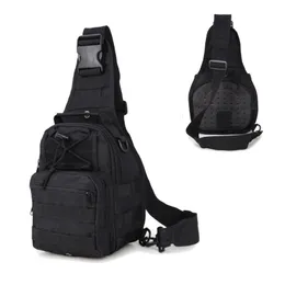 Backpack Tactical Torka na klatkę piersiową pakiet pistoletowy pistolet pistolet na zewnątrz sport Molle Bag Crossbody Torka na ramię wędrówki Camping Cycling plecak 230418