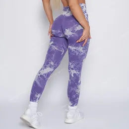 Yeni Yıldırım Mermer Scrunch Butt Taytlar Kadınlar İçin Spor Salonu Tayt Boya Tie Boya Sakinsiz Tağıtı Yeni Renk Egzersiz Giyim Giyim Giyim Yoga Yogayoga Pants Scrunch Gym Giyim