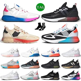 Zx 2k Ultarboosts Athletic Running Shoes for Mens Women Black White Solar Red Mars Exploration Outdoor Sneakers Sports