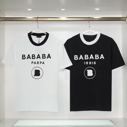 2023 Novo Designer de Moda de Verão Camiseta Masculina Top Letra de Luxo Bordado Roupas Masculinas e Femininas Camisa de Manga Curta Camiseta Feminina Camiseta Solta