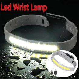 Latarki Lampa Lampa Lampa LED Lampa typu C Usb ładowna kolbą LED Armband Light Light 500LM Noc Turing Camping Ipx4 Waterproof Freatlight 231118