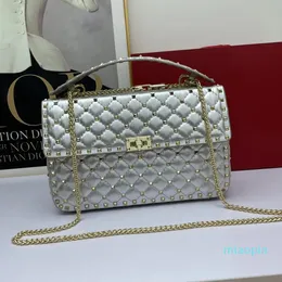 Bolsas de cintura Piel de oveja Las mujeres deben ser sólidas 6 colores Hardware dorado 30 cm 24 cm Tamaño hecho por cuero genuino suave