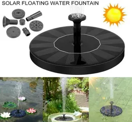 Bomba flutuante movida a energia solar fonte de água para banho de pássaros casa piscina decoração de jardim as01a1 fonte solar dc bomba de água sem escova255p7863071