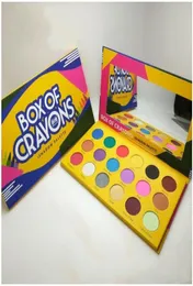 BOX OF CRAYONS Eyeshadow Palette 18 Colors Cosmetics Yellow iSHADOW Palette Shimmer Matte Eye shadow Beauty Eyes Makeup Palettes6228550