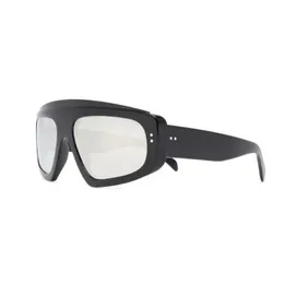 Designer solglasögon för kvinnor överdimensionerad ram 40225 All-Match-stil solglasögon män utomhus UV-skydd Chunky Plate Original Box