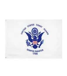 3x5 stóp Stany Zjednoczone amerykańskiej wojskowej flagi straży przybrzeżnej USCG Flagowa poliestrowa fabryka 6393108