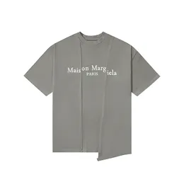 Maison Margiela Splicing Style Mens T Shirt Short Sleeve Crew Neck