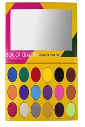 크레용의 드롭 메이크업 아이 섀도우 팔레트 상자 Ishadow 팔레트 화장품 18 색 Shimmer Beauty Matte Eye Shadow The Crayo9964766