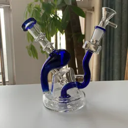 7 pollici Piccoli riciclatori di bong dab rig tubi dell'acqua in vetro narghilè