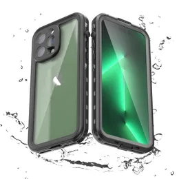 IP68 Waterproof Case for Coque iPhone 15 14 13 12 11 Pro Max Plus 12Pro X Xs Xr Diving Swim Back Cover 360 Protect iPhone12 Mini