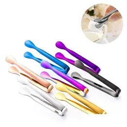 Other Kitchen Tools Stainless Steel Ice Tongs Bar Coffee Sugar Clip Mtifunction Mini Ices Cube Clamp Teacup Clips Drop Deliv Dhgarden Dhjez