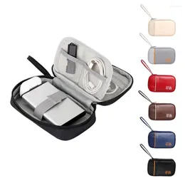 Storage Bags Classify Storing Easy To Carry Mini Power Bank Data Cable Bag Cord Organizer For Business Trip