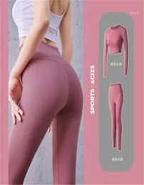 Mulheres yoga leggings calças de fitness terno esporte conjunto cintura alta ginásio hip levantado calça quadris eram bolha calças sexy plus size s2xl11568170