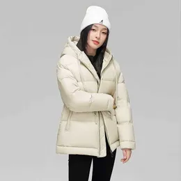 Zimowe luksusowe puszyste puffer płaszcz kobiety grube ciepłe fashoinowe regulację kaczki z kaczką w talii