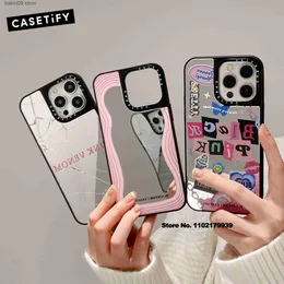 Cell Phone Cases CASETIFY Women's Team Event Mirror Case for Iphone 11 12 13 14 ProMax 13 Mini 11 PRO SE 2020 6 7 8 Plus Back Cover C0310 T230419