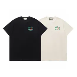 T-shirts pour hommes Polos Col rond brodé et imprimé style polaire vêtements d'été avec street pur coton f2424