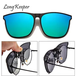 Солнцезащитные очки поляризационные клипсы для мужчин P охромные очки для водителя автомобиля очки ночного видения анти-винтажные квадратные 230418