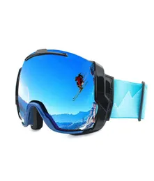 Ski Goggles Goggs UV400 Antifog with Sunny Day ns and Cloudy Optio Snowboard Sunglasses Wear Over Rx Glasses L2210221181819