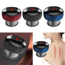 Other Massage Items Electric Cupping Scraping Massager Heating Handheld Body Massager for Body Muscle Smart Cupping 6 levels 3-in-1 Suction Cups 230419
